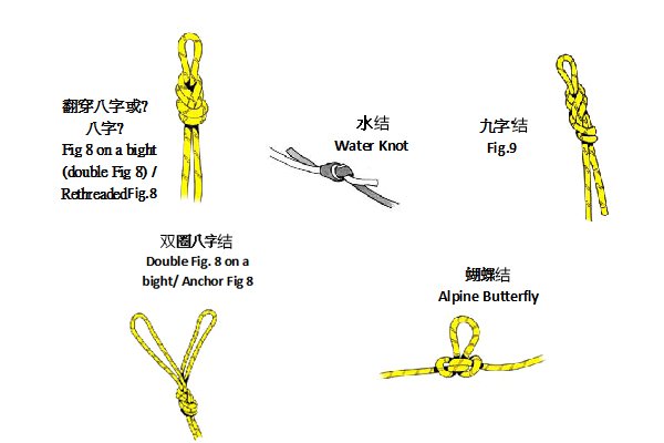 高空作业常用绳结