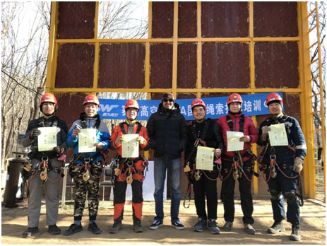 赛为第49期IRATA国际培训(北京班)圆满结束 赛为第49期IRATA国际培训(北京班)圆满结束